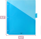 Mr. Pen- Binder Dividers with Pockets and Tabs, 8 Pack | Pocket Dividers for 3 Ring Binder with Tabs, Binder Dividers with Pockets, Dividers with Pockets, Binder Divider