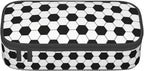Soccer Texture Pencil Case Big Capacity Storage Pencil Pouch Stationery Bags - Image 2