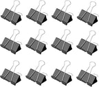 Ufmarine Small Binder Clips 1 Inch Length, Small Paper Clips by Ufmarine