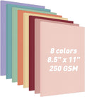 MAXECHO 8.5"×11" Colored Cardstock 32 Sheets, 250gsm/92lb Double-Sided by MAXECHO