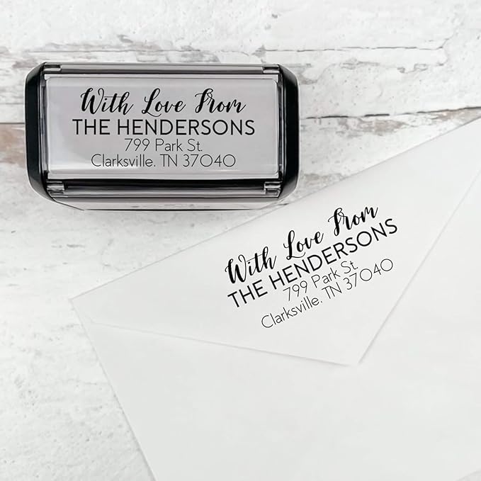 Self Inking Modern Address Stamps | Custom Return Address Stamper by 904Custom