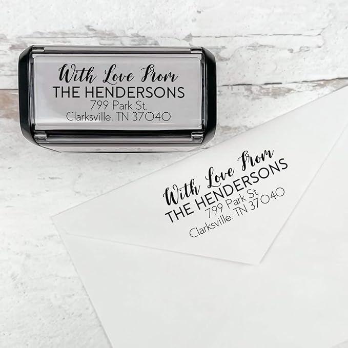 Self Inking Modern Address Stamps | Custom Return Address Stamper by 904Custom