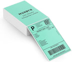 MUNBYN Green 4"x6" Direct Thermal Shipping Labels, Commercial Grade Permanent by MUNBYN