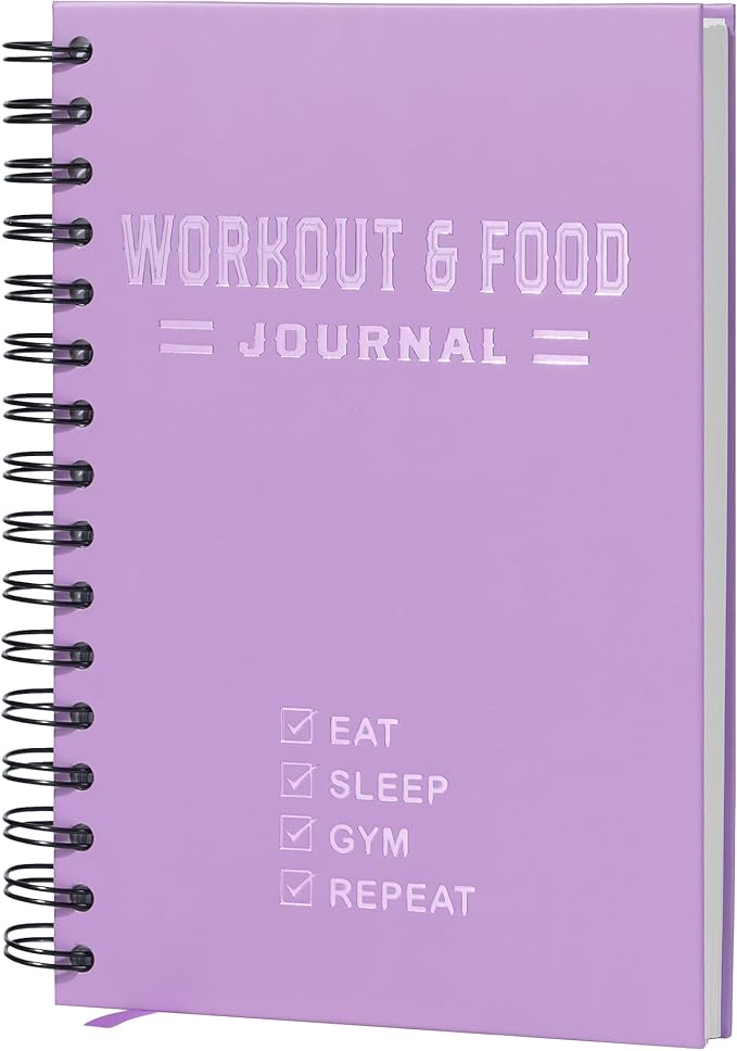 Nextnoid Hardcover Fitness & Food Journal by Nextnoid