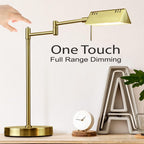 o'bright led pharmacy table lamp, full range dimming shown in use