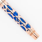 Conklin Endura Deco Crest Fountain Pen in Blue, Medium Nib, Premium Writing - Image 7
