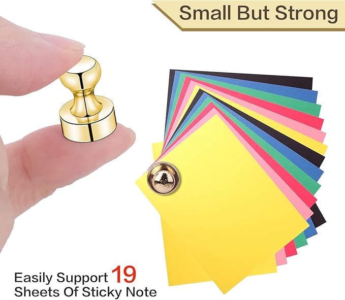 LOVIMAG Fridge Magnets 25 Pcs Refrigerator Whiteboard Small Strong Magnet - Image 4