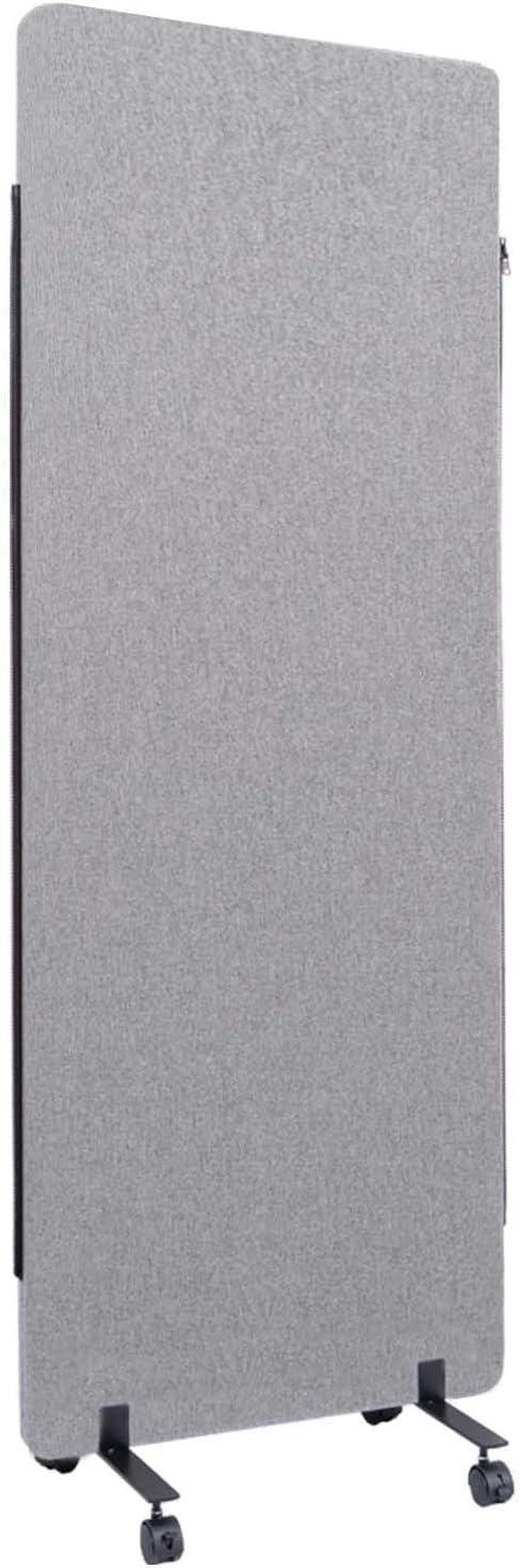 Office Partitions with Wheels, Sound Proof Dividers Privacy Panel Partition Wall by HOMSCREENER