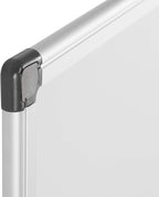 Bi-Office Combination Board Maya, Cork/Magnetic, Aluminium Frame, 90 x 60 cm,White