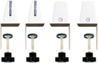 Jhanw Desk Divider Clamp For 1/8" To 0.51" Panel, Adjustable Desk Partition by Jhanw