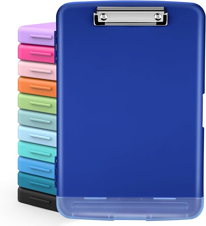 Sooez Clipboards with Storage, High Capacity Clip Boards 8.5x11 with Storage by Sooez