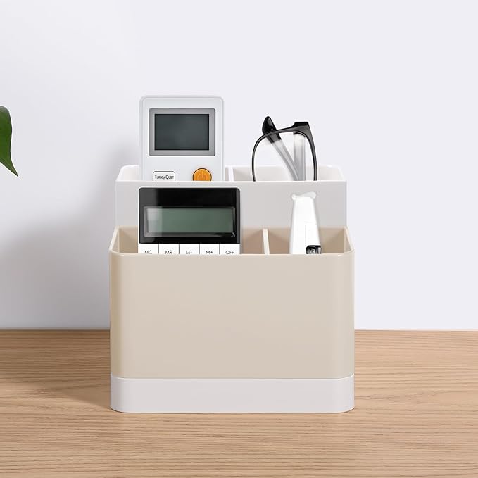 Poeland Desktop Storage Organizer Pencil Card Holder Box Container - Image 4