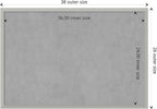 Amanti Art Silver Framed Magnetic Board 26x38 Large Vision Board - Image 4