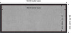 Amanti Art Black Framed Magnetic Board 22x50 Oversize Vision Board - Image 4