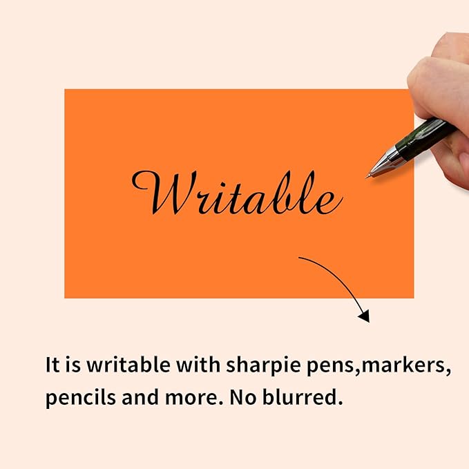 STARLIBOO 3"X5" Rectangle Colored Labels, Removable Moving Labels - Image 4