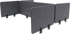 Clamp-On Acoustic Desk Divider, Desktop Privacy Panel, Sound Absorbing