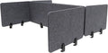 Clamp-On Acoustic Desk Divider, Desktop Privacy Panel, Sound Absorbing by Eapmic