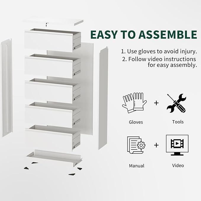 2 Drawer Lateral File Cabinet - Image 9