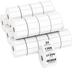 AveneMark 24 Rolls 2" x 1" Direct Thermal Labels