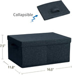 HOONEX Linen Foldable Storage Bins - Image 5