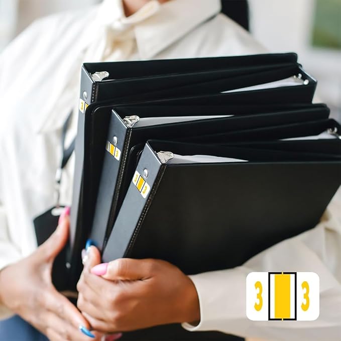 File Right Number Labels Roll – Color-Coded Numeric Filing Labels, 1-5/8" × - Image 4