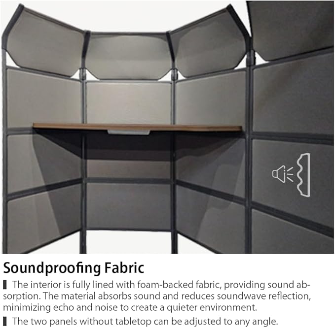 Provour Work Booth, Private Workstation, Room Divider, Office Pod, Acoustic - Image 6