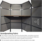 Provour Work Booth, Private Workstation, Room Divider, Office Pod, Acoustic - Image 6