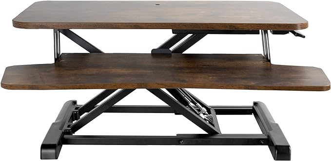 VIVO 28 inch Desk Converter, K Series, Height Adjustable Sit to Stand Riser by VIVO