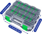 Tools Organizer Box Small Parts Storage Box 50-Compartment Double Side Hardware - Image 3