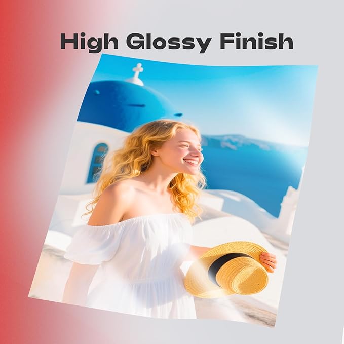 HARTWII Glossy Photo Paper 8.5x11 Inches, 110 Sheets Thin Inkjet Paper - Image 5