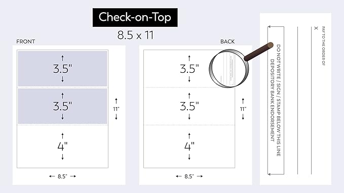 Compuchecks Top Blank Check Paper - Image 3