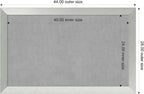 Amanti Art Silver Framed Magnetic Board 28x44 Large Vision Board - Image 4