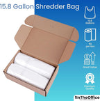 1InTheOffice Shredder Bags 15.8 Gallon, Paper Shredder Waste bags 15.8 Gal. - Image 2