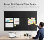 G Gamit Large Felt Wall Tiles Bulletin Board 59”x36”, Large Cork Board - Image 4