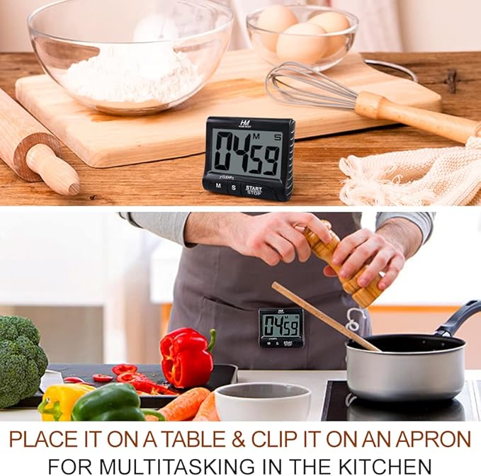 HOME MOST 3" Large Display Kitchen Timer - Image 4