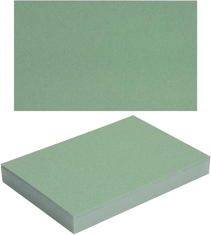 50 Sheets Blank Cardstock Paper 250 GSM Thick Heavy Cards Stock by Topeen