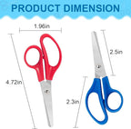 Toidgy 150 Packs Kids Scissors, 5 Inch Scissors Bulk - Image 3