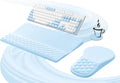 Ospelelf Ergonomic Mouse Pad and Keyboard Stand Wrist Rest Set, Memory Foam