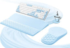 Ospelelf Ergonomic Mouse Pad and Keyboard Stand Wrist Rest Set, Memory Foam by OspelelfOfficeSupplies