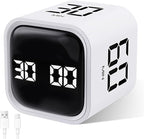 GuDoQi Multi-Function Cube Timer, 5/10/30/60 Min & Custom Count Down, Included by GuDoQi