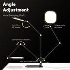 litones led desk lamp for home office, soft showing dimensions