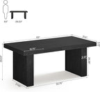 Tribesigns 63" Executive Desk, Large Office Computer Desk - Image 2