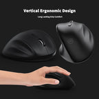 Ergonomic Wireless Mouse with USB Receiver - Image 3