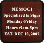 Custom Engraved Door Suite Wall Sign | Office Sign | Personalized Wall Plaque | by Icomecn