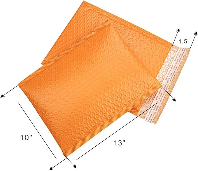 Padded Poly Mailers MEIANJU 13x10 inch Bubble Mailer Envelopes Small Packaging - Image 2