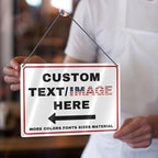 Custom Directional Arrow Sign, Glow in the Dark/Reflective Option, Personalized - Image 2