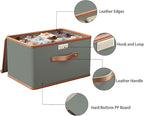 Tuza 4 Pack Storage Bins with Lids, Collapsible Closet Organizer Container - Image 6