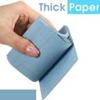 Thenshop 12 Pads Blue Sticky Notes 3''x3'', Self Stick Notes Pads Blue Office - Image 3