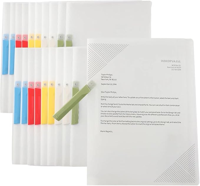 INDKOPVA Plastic Report Covers by INDKOPVA