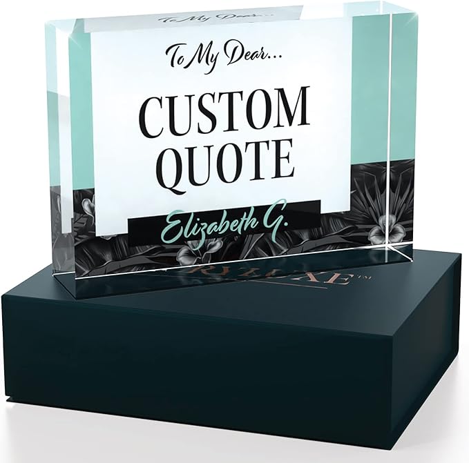 Custom Acrylic Sign Personalized, Custom Desk Name Plate, 18 Styles, - Image 3